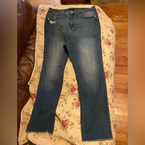 Judy blues jeans with distressing size 18w